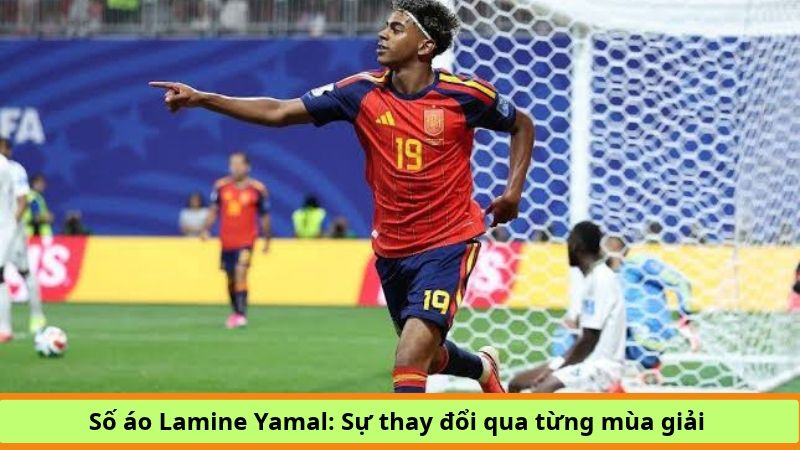 Số áo Lamine Yamal